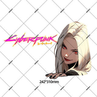 Litian car sticker dopamine beauty car window glass personalized waterproof decorative sticker electric vehicle scratch covering sticker 532-02 transparent pet