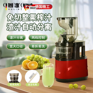 Olevo german imported high-quality juicer juice residue separation multi-functional household large-caliber fruit and vegetable no-cutting and no-filter original juice red large-caliber + juice network + ice cream network