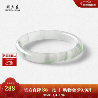 Zhou dasheng's earthly fireworks tianshan emerald bracelet floating flower step off bracelet imperial concubine jade bracelet new year's gift for mom and girlfriend