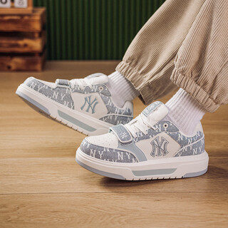 Mlb official sports shoes casual shoes women's shoes new senior shoes imprinted old flower shoes men's shoes 3asxm026n new york yankees/standard white/standard blue 39 (250mm)