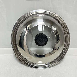 Yusenyi thickened combination cover electric hot pot glass lid cast iron electric wok lid universal 26cm large square beads thickened combination cover suitable for pot mouth inner diameter 25.826