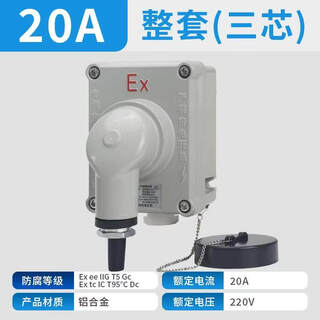 Songda explosion-proof plug spark-free socket bqm-20a/220v wall socket dust 380v three-phase five-hole 32 three-core 20a/220v