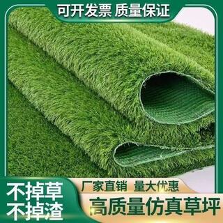 Simulated lawn carpet, artificial fake turf bedding, balcony kindergarten outdoor mat, plastic turf green space decoration, 2.0cm high-end model, export model, 1 square meter