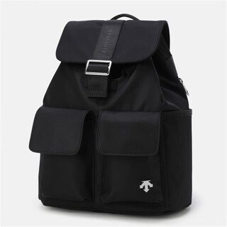 Descente women's bag 26 new women's mini backpack large capacity commuting versatile computer bag student backpack black/black