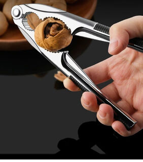 Pecan clamp household pine nut hazelnut nut sheller clamp walnut artifact sheller zinc alloy clamp pliers zinc alloy walnut clamp two pack