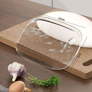 Fun appliance noodle cutter household noodle cutter scraper food grade silicone scraper baking tool kneading pad scraper special knife transparent food grade pet noodle cutter