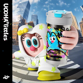 Uooha dopamine pure titanium thermos cup titanium cup water cup for women and children birthday gift high-looking straw coffee cup