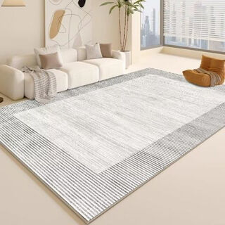Fantasy living room carpet, bedroom study, thickened crystal velvet sofa coffee table blanket, fashionable high-end small fresh home carpet, simple and modern 01 90x140cm, easy to take care of
