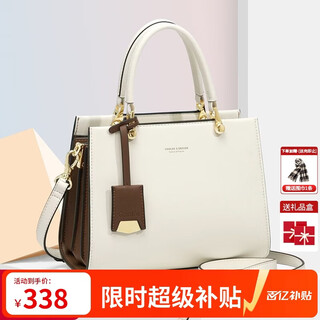 Cnoles bag women's leather bag women's portable large capacity light luxury crossbody bag birthday new year's day gift for girlfriend and wife