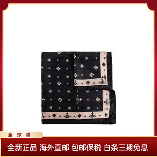Vivienne westwood men's scarf warm decorative square scarf winter daily scarf simple black one size