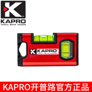 Kapro cape road high-precision micro magnetic aluminum alloy multi-functional flat water ruler mini level 771 10 cm (strong magnetic) 771-40m-10cm