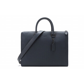 Coach gotham business casual leather briefcase crossbody shoulder handbag large men's midnight navy default basic equipment (bag + dust bag)