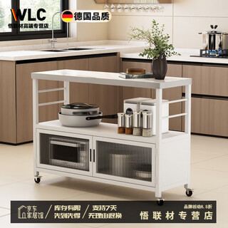 Oein marble kitchen sideboard movable island table separate dining table operation table open multi-layer storage cabinet 80*40*85c/m color optional