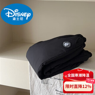 Disney children's down pants for boys and girls, warm white duck down outerwear for large, medium and small children, thickened overalls for winter, brand black 100, recommended height 85-95