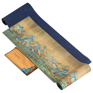 Su's ceramic tea mat qianlijiangshan tea cloth tea table flag zen tea tablecloth waterproof new chinese tea ceremony cloth tea mat