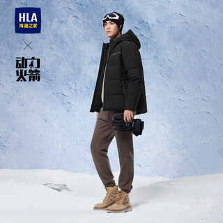 Hla heilan house cotton coat men's winter light business aerospace series jacket men's winter