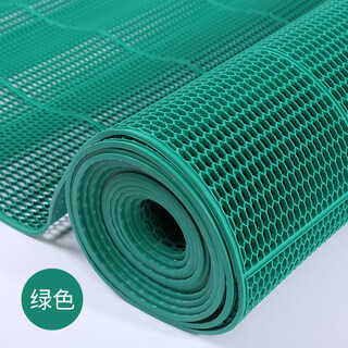 Xinjinngle bathroom anti-slip mat for the elderly bathing anti-fall floor mat pvc plastic mat water-proof hollow bathroom shower toilet porous green 1.2m*1m unit price