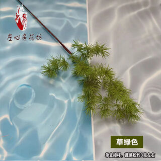 Pupan preserved flower bouquet rose single branch hydrangea gypsophila poster can be directly inserted in a vase holding flowers decoration ornaments grass green one 3g single post extended