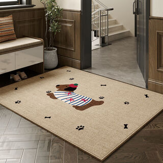 Fantasy floor mat entry door mat 2025 new door entrance mat indoor stain-resistant non-slip carpet home entrance mat sunshine puppy +22509 20x20cm ultra small size