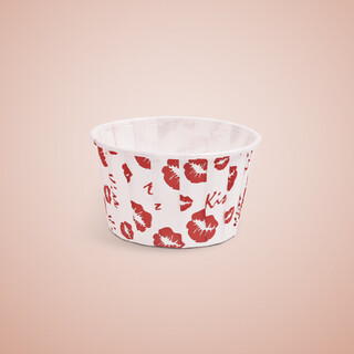Mppmck grease-proof muffin cup cake muffin cup baking cake paper tray roll cup coated cup oven red lip 5039