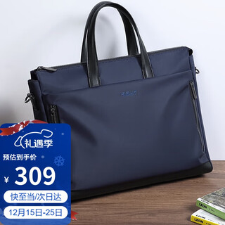 Golf golf business briefcase men's large-capacity handbag men can hold 15-inch computer bag horizontal multi-compartment casual shoulder crossbody men's bag 5i768305j dark blue