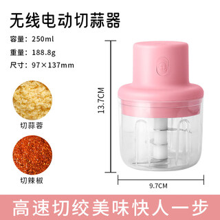 Shijanu garlic masher, electric garlic grinder, household garlic artifact, automatic garlic puller, pat knife, kitchen tool, wireless electric garlic cutter