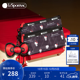 Lesportsac hellokitty cooperation series bags women’s bags clutch bags cosmetic bags christmas gifts playing with hello kitty