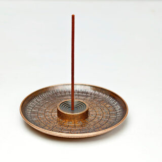 Shantou lincun compass incense burner for household incense, horizontal sandalwood special use, center insert + compass holder