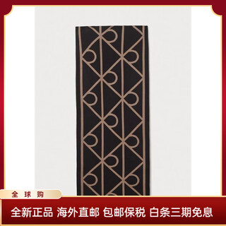 Calvin klein women's scarf, warm and skin-friendly knitted blended winter daily shawl, simple black one size