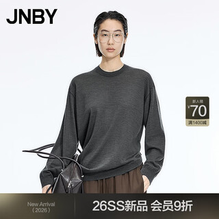 Jiangnan buyi (jnby) shopping mall same style 26 spring new arrival wool sweater pullover 5q1315410 075/medium gray l