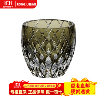 Kagami edo kiriko far thunder fair cup wine divider sake cup cold wine cup handmade crystal glass wine cup and set green green 80ml