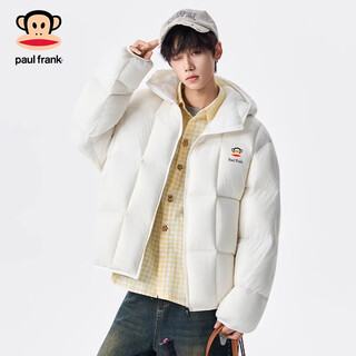 Paul frank american retro casual down jacket men's 2026 spring new loose warm, comfortable and coldproof versatile top white 90% white duck down s recommended 90-110jin jin equals 0.5kg