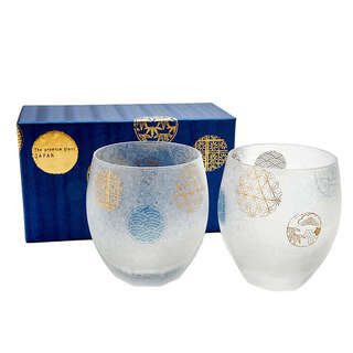 Yusen yi snow rabbit inlaid clear beer glass matching glass couple birthday wedding creative gift maruwen whiskey matching glass