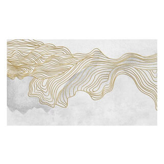 Fantasy nordic room living room ins style modern simple stain-resistant coffee table blanket light luxury gradient bedroom bedside carpet strip white line 200x300cm