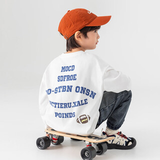 Duojia comfortable and close-fitting | class a boys' pure cotton printed t-shirts spring and autumn children's casual sports breathable long sleeves