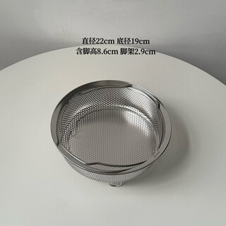 Sanqihu zhen304 stainless steel steamer with handle, rice cooker, steaming rack, water-proof wok, steamer and drainer zhen304 22cm multifunctional steamer