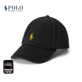 Polo ralph lauren ralph lauren unisex 26 early spring new year series twill cotton baseball cap 001-polo black one