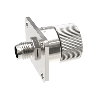 Witc2.4mm rf adapter millimeter wave high frequency dc50g stainless steel precision 50 four-hole flange 2.4 male to female 2.4-jfk 3031-14-sa1