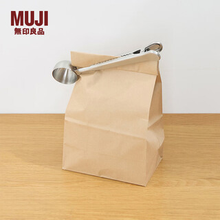 Muji stainless steel dust-proof clip with spoon, sealing clip, sealing clip, household mcf5cc3a spoon 17ml/length 18cm