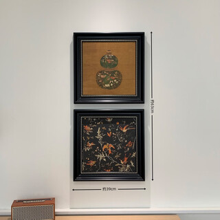 China retro zen style solid wood dried flower vase decoration living room tea room tea table flower wood decoration decoration fulu + fei niao 2-link combination as shown) free accessories)