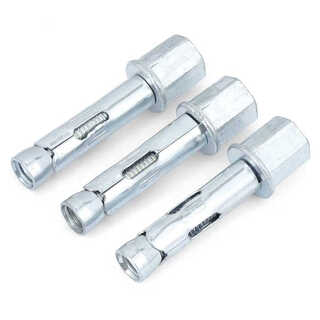 Fantasy woodworking ceiling hexagonal self-cut expansion screw pulling screw 8 lead screws with 10 punch holes new m10 ceiling expansion (600 pcs) drilling 10mm holes