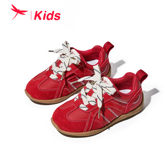 Red dragonfly boys and girls shoes 2026 spring children's sports soft sole moral training forrest gump shoes q61cd022 red 32