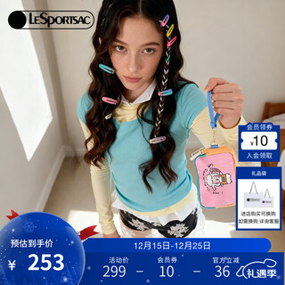 Lesportsac lebo poetry lamb baudelaire cute coin purse multi-layer clutch fashion bag women's bag lamb daily