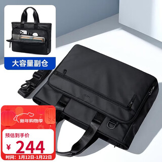 Polo business briefcase men's multifunctional handbag 14/15.6 inch computer bag business trip meeting bag file bag