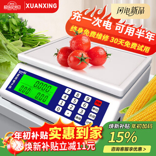 Xuanxing (xuanxing) high-precision kitchen scale weighing electronic scale 0.01kg precision commercial scale for business stall electronic scale small pricing model 20kg1g