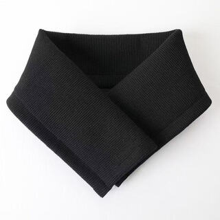 Fat donglai's same style down jacket collar protector anti-dirty collar artifact collar accessories threaded all-inclusive cotton clothes pin black velcro anti-dirty collar