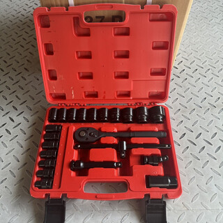 Vinoa parts kit set auto repair tool set car repair repair set socket wrench combination car repair 23 pieces 24 teeth pneumatic thickened short sleeve replace broken ones with new ones