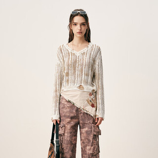 Phorm shopping mall same style 2026 spring new wool sweater g02832616 khaki s