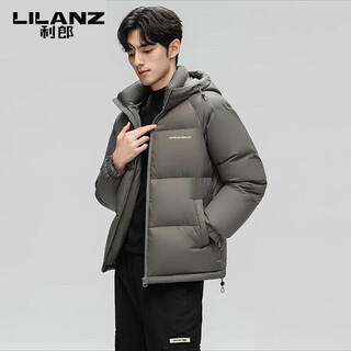 Lilanz national standard 90 Мужской пуховик на белом утином пуху Мужская зимняя куртка Новый утепленный теплый пуховик с капюшоном Зеленый m 170100-120jin jin равен 0,5 кг
