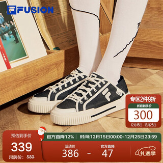 Fila fusion fila trendy women's shoes 2025 slip-on canvas sneakers sneakers